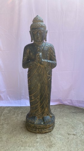 STANDING BUDDHA AMANTA PRAJNA 100 CM FRONT